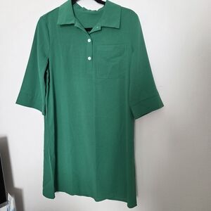 Shein Green Shirt Dress S/M